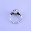Cluster Rings Vintage Marcasite Silver Ring Seting 9mm 12mm Cabochon Gemstone 925 Smycken Finding Leverantör