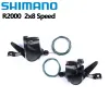 Запчасти Shimano Claris R2000 2400 Shifter 2x8 3x8 Speed Road Bike Lever Lever SLR2000 Shift 2S 3S 8S Оригинальные велосипедные аксессуары