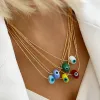 Colares Ladies Vintage redondo todas as moedas étnicas tribais Boho Colar Cara para Mulheres Summer Summer Beach Party Retro Collares Jóias minimalistas