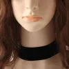 Necklaces Goth Black Velvet Choker Necklaces Gothic Style Rope Women Neck Decoration 2022 Chocker Jewelry On The Neck Collar For Girl Kpop