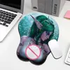 Muskuddar handled vilar ranni melina 3d mousepad hand handled vila sexig mjuk kiseldioxid gel silikon mus pad matta oppai kontor otaku gåva y240423