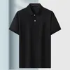 Sports Streetwear Fashion Oversized 5XL Black White MenS Polo Shirt Japan Style 2024 Summer Short Sleeves Top Tees Tshirt 240423