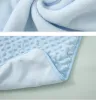 ベビーブランケットのセット新生児快適な毛布ダブルキルトブランケットソフトブランケットソリッドベッドセット綿幼児スワドルラップ