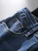 Kvinnors jeans temperament retro blå slim micro flare jeans för kvinnor 2024 vårens höst ny mångsidig hög midja smala elastiska denim byxor y240422