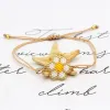 Brins zhongvi bracelet simple pour les femmes bohème miyuki mignon fleurs de fruits bracelets amitié bijoux cadeau pour fille pulseras