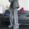 Hommes harem harem pantalon mâle coréen étudiant couleur solide pantalon décontracté lâche