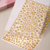 Tatoeages diy gezicht sieraden sticker kinderen oog make -up rhinestone tijdelijke waterdichte nep tattoo cute festival kunstmeisjes diamant