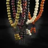 Strands 6 mm naturale sandalo di sandalo buddista perline braccialetti 108 perle di buddha meditazione preghiera in legno in perline strati braccialetti uomini uomini donne donne donne