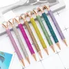 15pcs Bag Drill Great Diamond Ballpoint Pen Girl Student Schreibwaren Rotierende Metallkristall