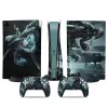 Autocollants Bloodborne Game PS5 Disc Edition Decal Skin Sticker pour la console disque PS5 et deux contrôleurs autocollants en vinyle 4825