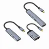 Hubs USB C Hub 4K 60 Hz Typ C do HDMompatible 2.0 PD 100W Adapter dla MacBook Air Pro Pro Pro M2 M1 PC Akcesoria USB 3.0 Hub