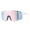 Lunettes de soleil de créateurs Pit VIP Film coloré Lunettes de soleil Verres Route Hommes et femmes Sports extérieurs Lunettes de soleil ajustées au vent