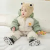 Coats 2022 Baby clothes Winter Snowsuit Plus Velvet Thick Boy Jumpsuit 02 Yrs Newborn Romper Baby Girl Overalls for kids Toddler Coat