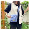 Umhängetaschen Koreanische Version Ins Casual Solid Color Student Bag Japanisch antikes süßes Cartoon weiches Mädchen