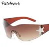 New Y2K Fashion Millennium Spicy Girl Sunglasses Female Five Point Star Cool Party Glasses Male