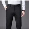 Pantalon pour hommes combinaison de jambe droite élastique longue 2024 d'été léger