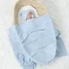 Set coperte per bambini in cotone a carreggiata a quadri super morbido passeggino neonato saccheggio saccheggio savo ridotto per bambini ragazze da letto trapunte solide