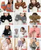 Feest voorstander van schattige cartoonbeer poothandschoenen winter fluffe donzige dieren klauwhandschoen Halloween cosplay kostuumhandschoenen vrouwen kinderen wanten lt941