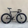 Bikes Grigio F10 a carrello fisso bici bici a velocità singola telaio in lega di alluminio con bordo di altezza da 70 mm con bordo di altezza personalizzabile fork da manubrio Y240423
