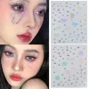 Tatuaże kryształowy tatuaż naklejka brokatek eyeliner makijaż makijaż twarz Pearl Diamond Tymczasowy tatuaż rock nokrinestone 3D Stickers