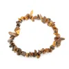 Socchi di pietra naturale 7 braccialetti chakra reiki guarigione del bracciale cristallo tigre tigre lapis lazuli chip perle perle perle per le donne braccialetto
