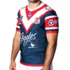 Men Jersey Australian Roosters Home Away Fall Sleeve T Shirt Olive Sportswear Rugby