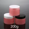 Remover 200g Jar en plastique vide 7oz bonbon rose contenant cosmétique rechargeable maquillage lotion crème crème grains de café bouteille d'emballage d'épices