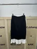 Signe 2024 Women Fashion Sexy Casual Stitching Skirt 0412