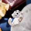Luxe dieren unisex ring zilvergoud gepersonaliseerd nieuw met carrtiraa originele ringen