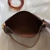Eva torebka klasyczna torba łańcuchowa brązowy designer ds. Sprawdzania kwiatów mała Pochette designer torebka dla kobiet worki pod pachami worki łańcuchowe mobilne szanowanie portfela