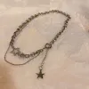 Ожерелья блестящие звездные слоистые колье с кисточками для кисти