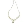 Collane Swarovski Collane a pendente Catena del collo d'argento stesso francese Shijia Pearl Collana Christmas and San Valentino Regalo per le donne