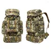 Backpack 70L Large Capacity Nylon Waterproof Military Tactics Molle Army Bag Men Rucksack For Hike Travel