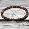 STARDS MINIMalistische 4 mm Natuurlijke houten armband voor mannen Vrouwelijke braslet kralen onregelmatig wenge hout brazalete cadeau voor hem accessoires joyas