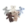 Accessoires Pasgeboren teddybeer speelgoedfotografie Props breien Angola Teddy Bunny Baby Stuffer Animal Toy Photo Props