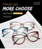 Lunettes de soleil verres anti-bleus Tr90 MISTAL MERIE PLAT MIRMOR MIRMOR RETRO CAT-EVE