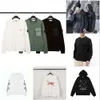 Mens Designer Hoodies Sweater Summer 2024 Black Long Sleeve Pullover Loose Casual Top High Street Cotton Fashion Clothes Mens Pocket Blouse FZ2404221