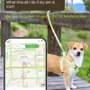 Trackers F2 Pet Locator Cat Dog Tracking GPS GPS Collar Antilost Monitoring Hanging Neck Bluetooth
