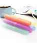 Heads 5pcs Portable Travel Hiking Camping Toothbrush Holder Case Box Tube Cover Toothbrush Protect Holder Case Random Color