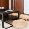 瞑想のための枕ストロー布団織り座りヨガの日本の装飾席マットの家庭床