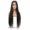 Ruimei Shang Bohemian Style à trois brins tressés avec une dentelle complète et un lanugo bangs à fibre synthétique Wig tissé à main