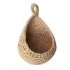 Baskets 6 Sizes Hanging Wall Vegetable Fruit Baskets Jute Eco Hanging Basket Cotton Rope Wall Hanging Storage Basket Container