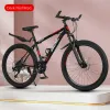 Bicycle Adult Bicycle 24 Inch Transmission 26 Inch Mountain Bike 27 Speed Dual Disc Brake Student Bike Shockabsorbing Front Fork 2023