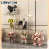 Fack Display Case Dustproof Clear Storage Bins Containers Organizer Bag Show Box för figurer/Toys/Collectibles/Gundam/Car Model/Lego