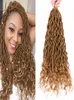 Lans Synthetisch haar 18inches Faux Locs Haakvlechten Haak Braid 70GPC OMBRE BROODEN HAAR BOHEMISCHE LOTEN 24 Standspcs LS124674535