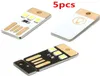 10pcslot Mini Pocket Card USB Power LED Keychain Night Light 02W USB LED Bulb Book Light For Laptop PC Powerbank Night Lamp1683949