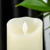 LED Flicker LED Candle Phemote Timer Battery شموع خالية من الشمعات البارافين الرقص الشاي Wick Tea Light لعيد الميلاد 240417