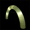 8 mw 26 piedi di illuminazione larga arco di arco a LED gonfiabile arco grande arco di luce natalizia per esterni per evento di festa con strisce