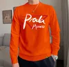 Herrtröja Fashion Men's Casual Round Long Sleeve Sweater Men's and Women's Letter Tryckt tröja #BA #1AA4410