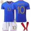 カップ番号10 Mbappe Jersey Frenchチーム7 Griezmann 9 Giroud 11 Belle